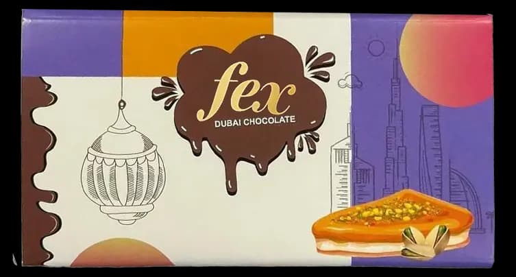 شوكولاتة دبي فكس العلامة التجارية