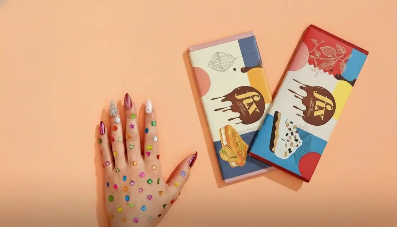 Original Fix Chocolate Pistachio Bar being broken in half