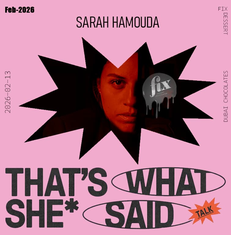 Blog cover featuring Sarah Hamouda for "That's What She Said